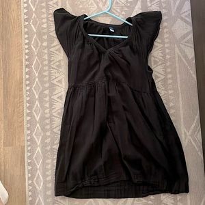 Black old navy dress with cute sleeves